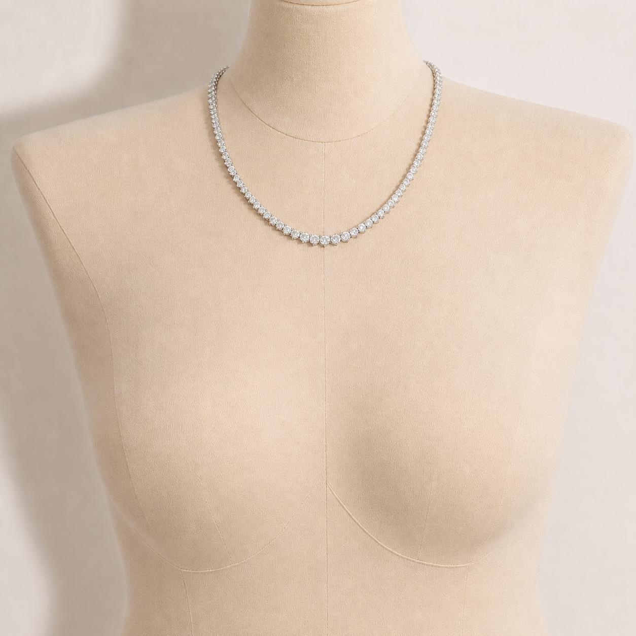 OBSIDIAN TENNIS NECKLACE